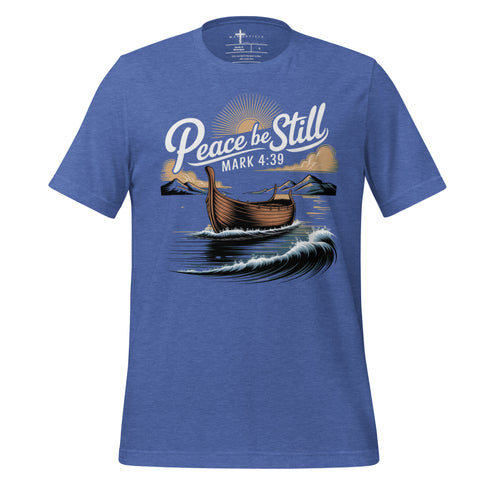 Peace Be Still Christian Bible Verse T-Shirt